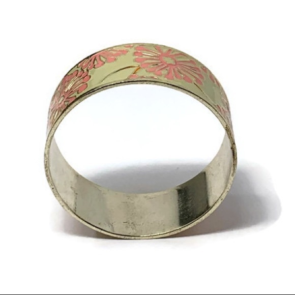 🌸🌹Fossil Brand🌹🌸 Dandelion Wide Enamel Bangle - Picture 4 of 5
